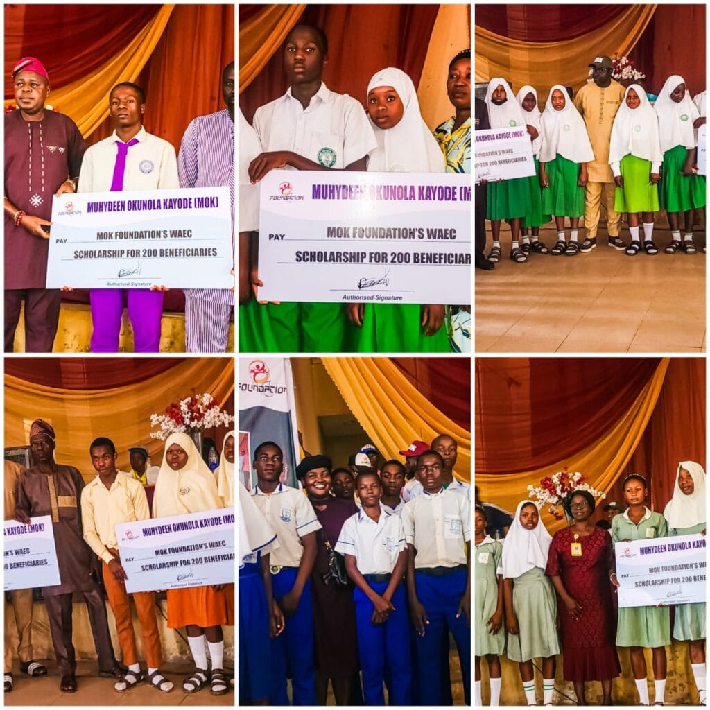 200 Kwara students benefit from MOK Foundation's WAEC fees payment – SpiceyGists 200 Kwara students benefit from MOK Foundation's WAEC fees payment