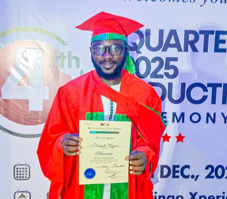 Digital Media Expert, Saeed Tijjani, Joins Elite Class as NIPR Inducts New Members – SpiceyGists Digital Media Expert, Saeed Tijjani, Joins Elite Class as NIPR Inducts New Members