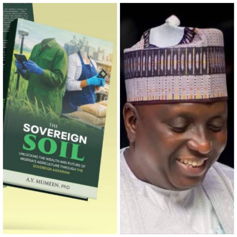Senator Oloriegbe Reviews The Sovereign Soil, Describes It as a Landmark Blueprint for Nigeria’s Agricultural Future