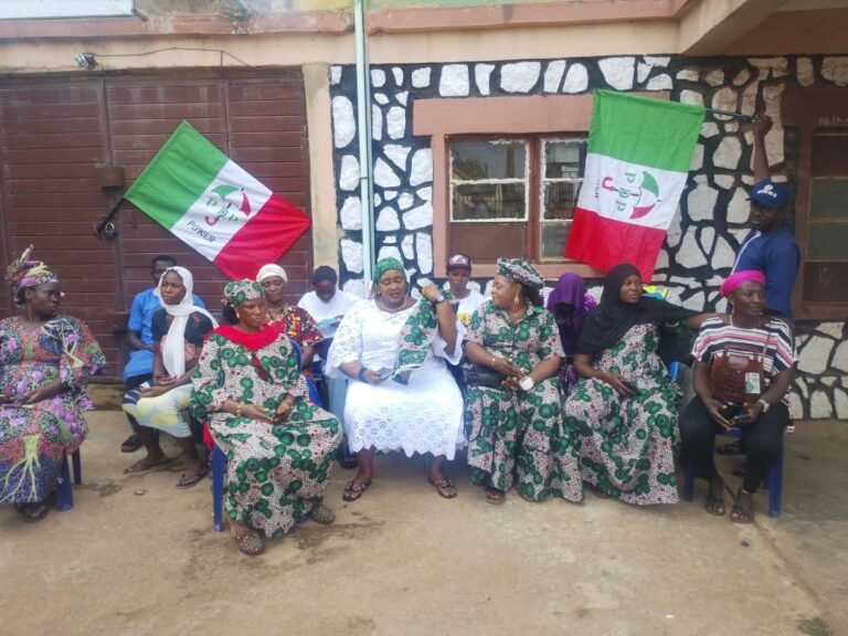 Princess Adedoyin Adesoye Olabisi Receives Rousing Welcome as She Returns to PDP in Offa