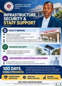 100 DAYS OF IMPACT: How Prof. Sikiru Abayomi Biliaminu Is Giving UITH a New Sense of Purpose – SpiceyGists 100 DAYS OF IMPACT: How Prof. Sikiru Abayomi Biliaminu Is Giving UITH a New Sense of Purpose